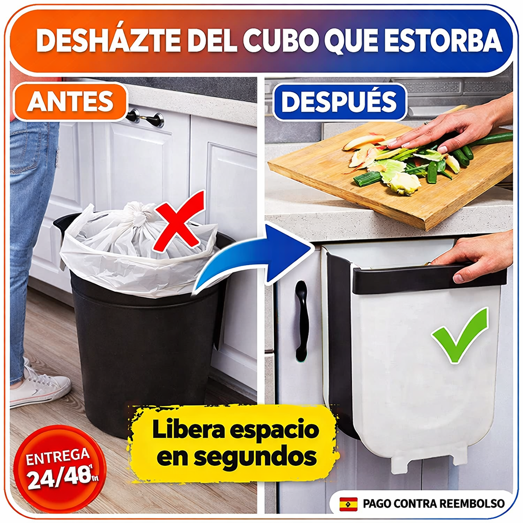 Cubo de basura plegable - EcoCubo™
