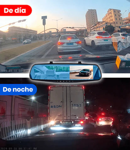 Cámara Retrovisor HD con Grabación