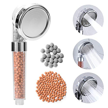 Cabezal de ducha iónico con 3 modos - HydraPure™ + Agarrador con Ventosa de REGALO