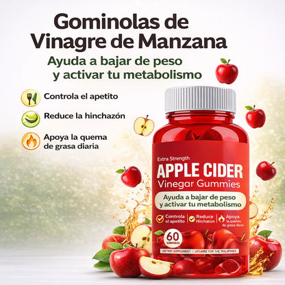 Gominolas de vinagre de Manzana - DESHINCHA TU BARRIGA Y CONTROLA EL APETITO