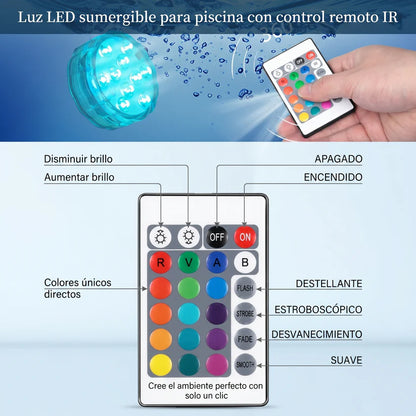 Kit Luces Sumergibles Piscina - LUMY™