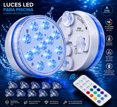 Kit Luces Sumergibles Piscina - LUMY™