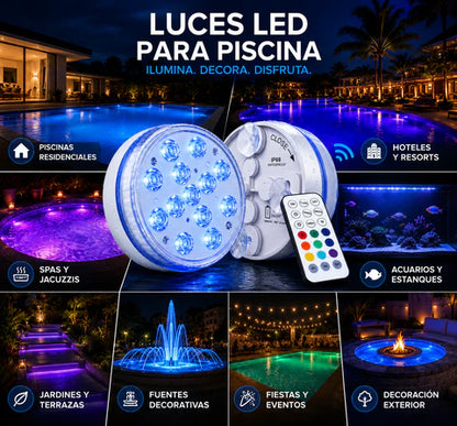 Kit Luces Sumergibles Piscina - LUMY™