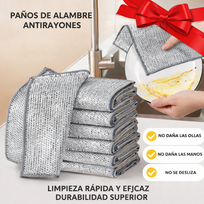 Paño de Limpieza con malla metálica 5 + 5 GRATIS