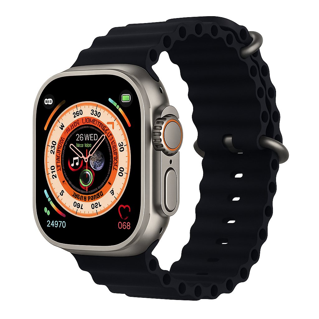 Smartwatch Ultra Pro - con 2 correas ( negro + blanco )