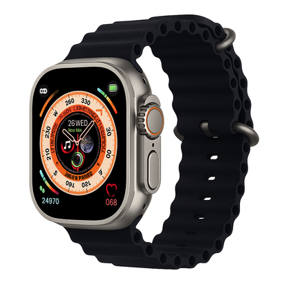 Smartwatch Ultra Pro - con 2 correas ( negro + blanco )